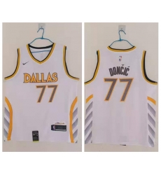Men Dallas Mavericks 77 Luka Doncic White 2020 21 City Edition Nike Swingman Jersey Men Dallas Mavericks 77 Luka Doncic White 2020 21 City Edition Nike Swingman Jersey
