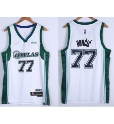 Men Dallas Mavericks Luka Doncic #77 75th Anniversary Swingman Stitched Basketball Jersey Men Dallas Mavericks Luka Doncic #77 75th Anniversary Swingman Stitched Basketball Jersey
