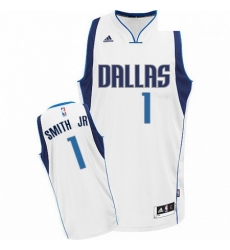 Mens Adidas Dallas Mavericks 1 Dennis Smith Jr Swingman White Home NBA Jersey Mens Adidas Dallas Mavericks 1 Dennis Smith Jr Swingman White Home NBA Jersey