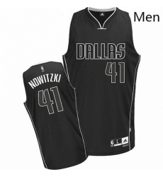 Mens Adidas Dallas Mavericks 41 Dirk Nowitzki Authentic BlackWhite Fashion NBA Jersey Mens Adidas Dallas Mavericks 41 Dirk Nowitzki Authentic BlackWhite Fashion NBA Jersey