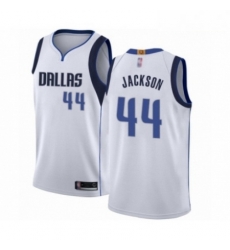 Mens Dallas Mavericks 44 Justin Jackson Authentic White Basketball Jersey Association Edition Mens Dallas Mavericks 44 Justin Jackson Authentic White Basketball Jersey Association Edition