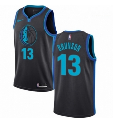 Mens Nike Dallas Mavericks 13 Jalen Brunson Swingman Charcoal NBA Jersey City Edition Mens Nike Dallas Mavericks 13 Jalen Brunson Swingman Charcoal NBA Jersey City Edition