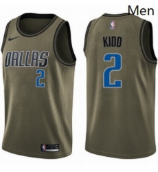 Mens Nike Dallas Mavericks 2 Jason Kidd Green Salute to Service NBA Swingman Jersey Mens Nike Dallas Mavericks 2 Jason Kidd Green Salute to Service NBA Swingman Jersey