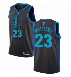 Mens Nike Dallas Mavericks 23 Wesley Matthews Swingman Charcoal NBA Jersey City Edition Mens Nike Dallas Mavericks 23 Wesley Matthews Swingman Charcoal NBA Jersey City Edition