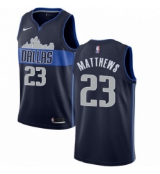 Mens Nike Dallas Mavericks 23 Wesley Matthews Swingman Navy Blue NBA Jersey Statement Edition Mens Nike Dallas Mavericks 23 Wesley Matthews Swingman Navy Blue NBA Jersey Statement Edition