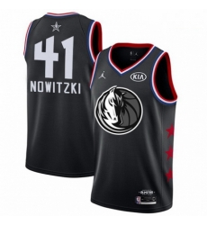 Mens Nike Dallas Mavericks 41 Dirk Nowitzki Black NBA Jordan Swingman 2019 All Star Game Jersey Mens Nike Dallas Mavericks 41 Dirk Nowitzki Black NBA Jordan Swingman 2019 All Star Game Jersey