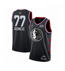 Womens Dallas Mavericks 77 Luka Doncic Swingman Black 2019 All Star Game Basketball Jersey Womens Dallas Mavericks 77 Luka Doncic Swingman Black 2019 All Star Game Basketball Jersey
