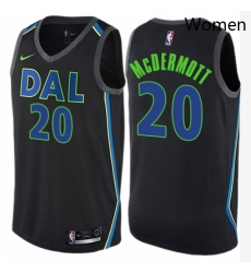 Womens Nike Dallas Mavericks 20 Doug McDermott Swingman Black NBA Jersey City Edition Womens Nike Dallas Mavericks 20 Doug McDermott Swingman Black NBA Jersey City Edition