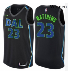 Womens Nike Dallas Mavericks 23 Wesley Matthews Swingman Black NBA Jersey City Edition Womens Nike Dallas Mavericks 23 Wesley Matthews Swingman Black NBA Jersey City Edition