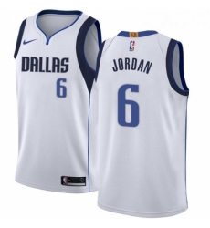 Womens Nike Dallas Mavericks 6 DeAndre Jordan Swingman White NBA Jersey Association Edition Womens Nike Dallas Mavericks 6 DeAndre Jordan Swingman White NBA Jersey Association Edition