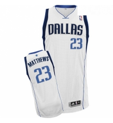 Youth Adidas Dallas Mavericks 23 Wesley Matthews Authentic White Home NBA Jersey Youth Adidas Dallas Mavericks 23 Wesley Matthews Authentic White Home NBA Jersey