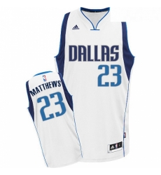 Youth Adidas Dallas Mavericks 23 Wesley Matthews Swingman White Home NBA Jersey Youth Adidas Dallas Mavericks 23 Wesley Matthews Swingman White Home NBA Jersey