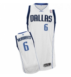 Youth Adidas Dallas Mavericks 6 Josh McRoberts Authentic White Home NBA Jersey Youth Adidas Dallas Mavericks 6 Josh McRoberts Authentic White Home NBA Jersey