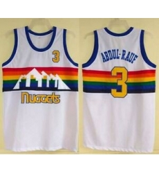 DENVER NUGGETS MAHMOUD ABDUL-RAUF ROAD CLASSICS BASKETBALL Jersey White DENVER NUGGETS MAHMOUD ABDUL-RAUF ROAD CLASSICS BASKETBALL Jersey White