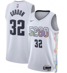 Men Denver Nuggets Aaron Gordon 2023-24 City Edition White Stitched Jersey Men Denver Nuggets Aaron Gordon 2023-24 City Edition White Stitched Jersey