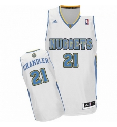 Mens Adidas Denver Nuggets 21 Wilson Chandler Swingman White Home NBA Jersey Mens Adidas Denver Nuggets 21 Wilson Chandler Swingman White Home NBA Jersey
