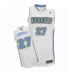 Mens Adidas Denver Nuggets 27 Jamal Murray Authentic White Home NBA Jersey Mens Adidas Denver Nuggets 27 Jamal Murray Authentic White Home NBA Jersey