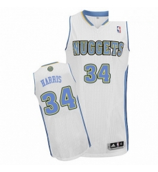 Mens Adidas Denver Nuggets 34 Devin Harris Authentic White Home NBA Jersey Mens Adidas Denver Nuggets 34 Devin Harris Authentic White Home NBA Jersey