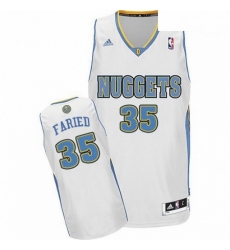 Mens Adidas Denver Nuggets 35 Kenneth Faried Swingman White Home NBA Jersey Mens Adidas Denver Nuggets 35 Kenneth Faried Swingman White Home NBA Jersey