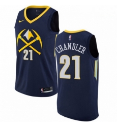 Mens Nike Denver Nuggets 21 Wilson Chandler Authentic Navy Blue NBA Jersey City Edition Mens Nike Denver Nuggets 21 Wilson Chandler Authentic Navy Blue NBA Jersey City Edition