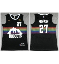 Nuggets 27 Jamal Murray Black City Edition Nike Swingman Jersey Nuggets 27 Jamal Murray Black City Edition Nike Swingman Jersey