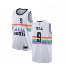 Youth Denver Nuggets 9 Jerami Grant Swingman White Basketball Jersey City Edition Youth Denver Nuggets 9 Jerami Grant Swingman White Basketball Jersey City Edition