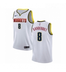 Youth Nike Denver Nuggets 8 Jarred Vanderbilt Swingman White NBA Jersey Association Editio Youth Nike Denver Nuggets 8 Jarred Vanderbilt Swingman White NBA Jersey Association Editio