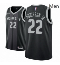 Men NBA 2018 19 Detroit Pistons 22 Glenn Robinson III City Edition Black Jersey Men NBA 2018 19 Detroit Pistons 22 Glenn Robinson III City Edition Black Jersey
