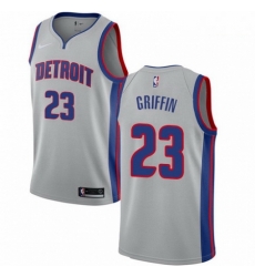 Mens Nike Detroit Pistons 23 Blake Griffin Authentic Silver NBA Jersey Statement Edition Mens Nike Detroit Pistons 23 Blake Griffin Authentic Silver NBA Jersey Statement Edition