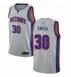 Mens Nike Detroit Pistons 30 Joe Smith Authentic Silver NBA Jersey Statement Edition Mens Nike Detroit Pistons 30 Joe Smith Authentic Silver NBA Jersey Statement Edition
