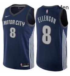Mens Nike Detroit Pistons 8 Henry Ellenson Swingman Navy Blue NBA Jersey City Edition Mens Nike Detroit Pistons 8 Henry Ellenson Swingman Navy Blue NBA Jersey City Edition