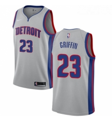 Womens Nike Detroit Pistons 23 Blake Griffin Swingman Silver NBA Jersey Statement Edition Womens Nike Detroit Pistons 23 Blake Griffin Swingman Silver NBA Jersey Statement Edition