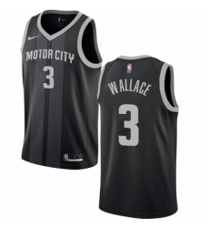 Womens Nike Detroit Pistons 3 Ben Wallace Swingman Black NBA Jersey City Edition Womens Nike Detroit Pistons 3 Ben Wallace Swingman Black NBA Jersey City Edition