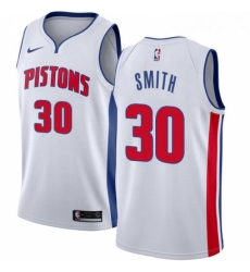 Womens Nike Detroit Pistons 30 Joe Smith Swingman White Home NBA Jersey Association Edition Womens Nike Detroit Pistons 30 Joe Smith Swingman White Home NBA Jersey Association Edition