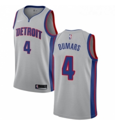 Womens Nike Detroit Pistons 4 Joe Dumars Authentic Silver NBA Jersey Statement Edition Womens Nike Detroit Pistons 4 Joe Dumars Authentic Silver NBA Jersey Statement Edition