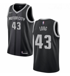 Womens Nike Detroit Pistons 43 Grant Long Swingman Black NBA Jersey City Edition Womens Nike Detroit Pistons 43 Grant Long Swingman Black NBA Jersey City Edition