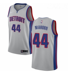 Womens Nike Detroit Pistons 44 Rick Mahorn Swingman Silver NBA Jersey Statement Edition Womens Nike Detroit Pistons 44 Rick Mahorn Swingman Silver NBA Jersey Statement Edition