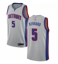 Womens Nike Detroit Pistons 5 Luke Kennard Authentic Silver NBA Jersey Statement Edition Womens Nike Detroit Pistons 5 Luke Kennard Authentic Silver NBA Jersey Statement Edition