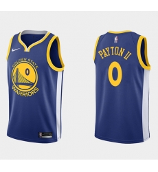 Men Golden State Warriors 0 Gary Payton II Blue Stitched Basketball Jersey Men Golden State Warriors 0 Gary Payton II Blue Stitched Basketball Jersey