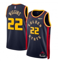 Men Golden State Warriors 22 Andrew Wiggins Navy 2024 25 City Edition Stitched Basketball Jersey Men Golden State Warriors 22 Andrew Wiggins Navy 2024 25 City Edition Stitched Basketball Jersey