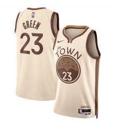 Men Golden State Warriors 23 Draymond Green Tan 2025 26 City Edition Stitched Basketball Jersey Men Golden State Warriors 23 Draymond Green Tan 2025 26 City Edition Stitched Basketball Jersey