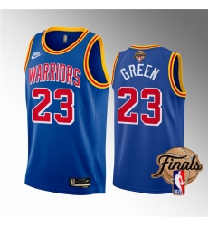 Men's Golden State Warriors #23 Draymond Green 2022 Royal NBA Finals Stitched Jersey Men's Golden State Warriors #23 Draymond Green 2022 Royal NBA Finals Stitched Jersey