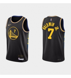 Men's Golden State Warriors #7 Patrick Baldwin Jr. 2022 Black Stitched Basketball Jersey Men's Golden State Warriors #7 Patrick Baldwin Jr. 2022 Black Stitched Basketball Jersey