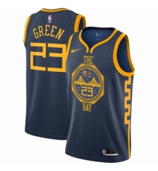 Mens Nike Golden State Warriors 23 Draymond Green Swingman Navy Blue NBA Jersey City Edition Mens Nike Golden State Warriors 23 Draymond Green Swingman Navy Blue NBA Jersey City Edition