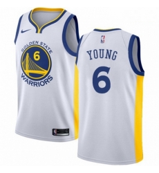 Mens Nike Golden State Warriors 6 Nick Young Swingman White Home NBA Jersey Association Edition Mens Nike Golden State Warriors 6 Nick Young Swingman White Home NBA Jersey Association Edition