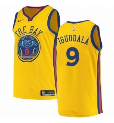 Mens Nike Golden State Warriors 9 Andre Iguodala Swingman Gold NBA Jersey City Edition Mens Nike Golden State Warriors 9 Andre Iguodala Swingman Gold NBA Jersey City Edition