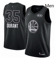 Mens Nike Jordan Golden State Warriors 35 Kevin Durant Swingman Black 2018 All Star Game NBA Jersey Mens Nike Jordan Golden State Warriors 35 Kevin Durant Swingman Black 2018 All Star Game NBA Jersey