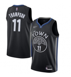 Warriors 11 Klay Thompson Black Basketball Swingman City Edition 2019 20 Jersey Warriors 11 Klay Thompson Black Basketball Swingman City Edition 2019 20 Jersey