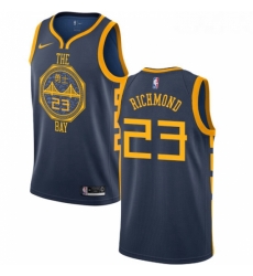 Womens Nike Golden State Warriors 23 Mitch Richmond Swingman Navy Blue NBA Jersey City Edition Womens Nike Golden State Warriors 23 Mitch Richmond Swingman Navy Blue NBA Jersey City Edition