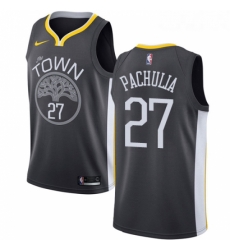 Womens Nike Golden State Warriors 27 Zaza Pachulia Swingman Black Alternate NBA Jersey Statement Edition Womens Nike Golden State Warriors 27 Zaza Pachulia Swingman Black Alternate NBA Jersey Statement Edition